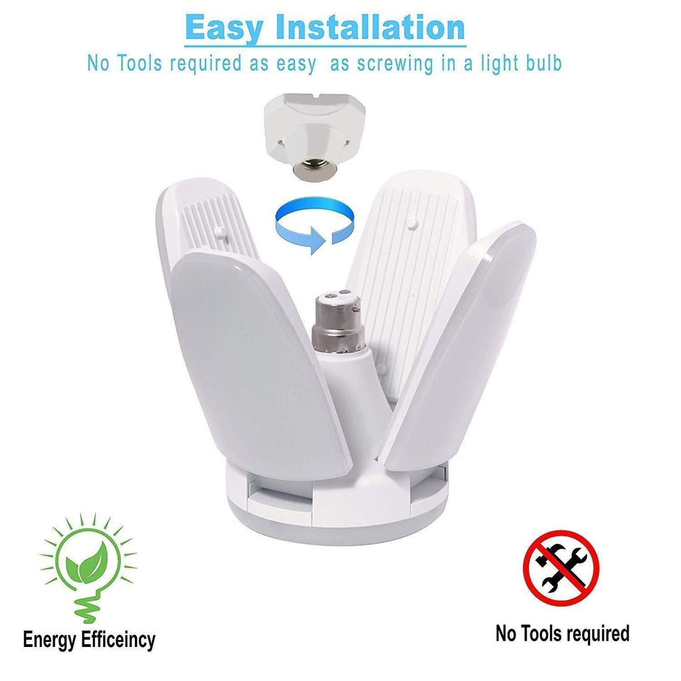 INNOVATIVE FAN SHAPED FOLDABLE LED LIGHT - REDUCE ELECTRICITY BILL BY 80%