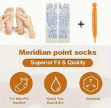 Acupressure Reflexology Socks - Get FREE Massage Stick