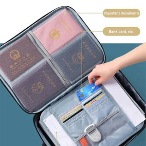 Premium Document Organizer Bag With Code Lock - Best  For Travel, Home, Office