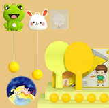 INDOOR HANGING TABLE TENNIS TRAINER SET - PROMOTES SCREEN-FREE FUN