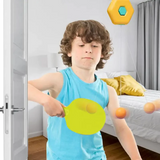INDOOR HANGING TABLE TENNIS TRAINER SET - PROMOTES SCREEN-FREE FUN