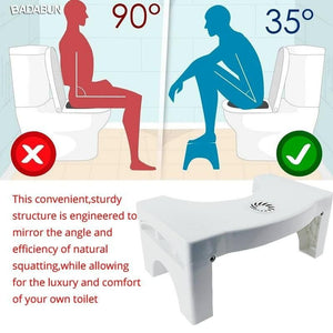 INNOVATIVE ANTICONSTIPATION POTTY STOOL - FOR PERFECT TOILET POSTURE