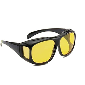 Dervin Yellow Driving Easy Day and Night Men's and Women's Sunglasses (Yellow) (pack of 2)
