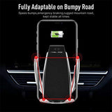 Wireless Car Charger - Fast Charging With Smart Sensor Control