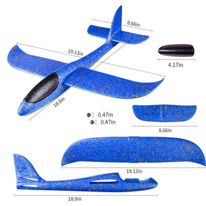 Giant Kids Airplane Toy  With LED Flashing Light