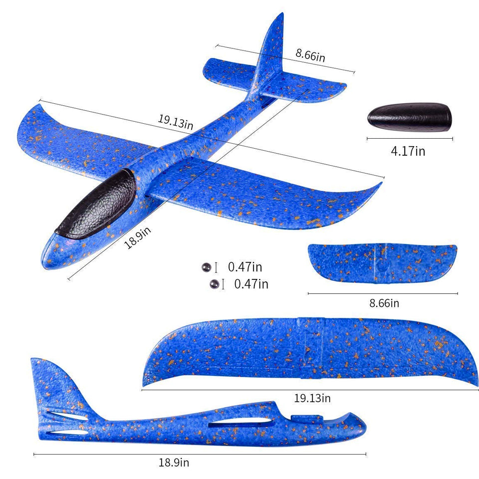 Giant Kids Airplane Toy  With LED Flashing Light