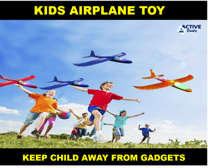 Giant Kids Airplane Toy  With LED Flashing Light